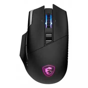 Pele MSI S12-4301370-CLA Gaming, labā roka, RF bezvadu + Bluetooth + USB Type-A, optiskā, 26000 DPI