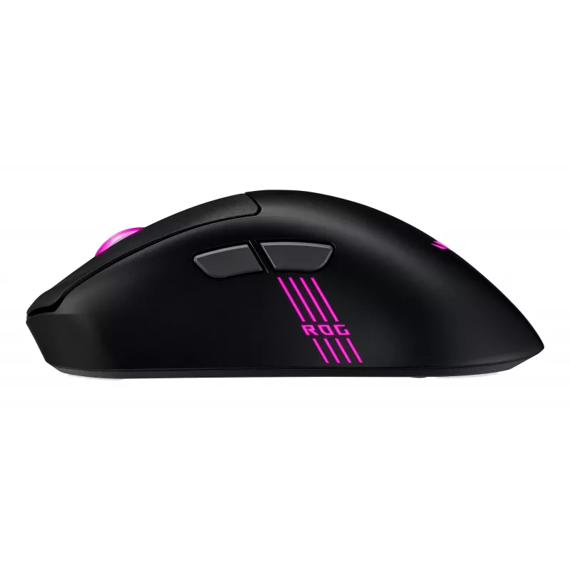 ASUS ROG Keris II Origin BLK spēļu pele, labā roka, RF bezvadu + Bluetooth + USB Type-A, optiskā, 42000 DPI