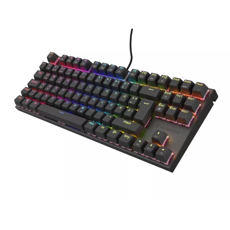 GENESIS NKG-1886 tastatūra Gaming USB QWERTZ Melna