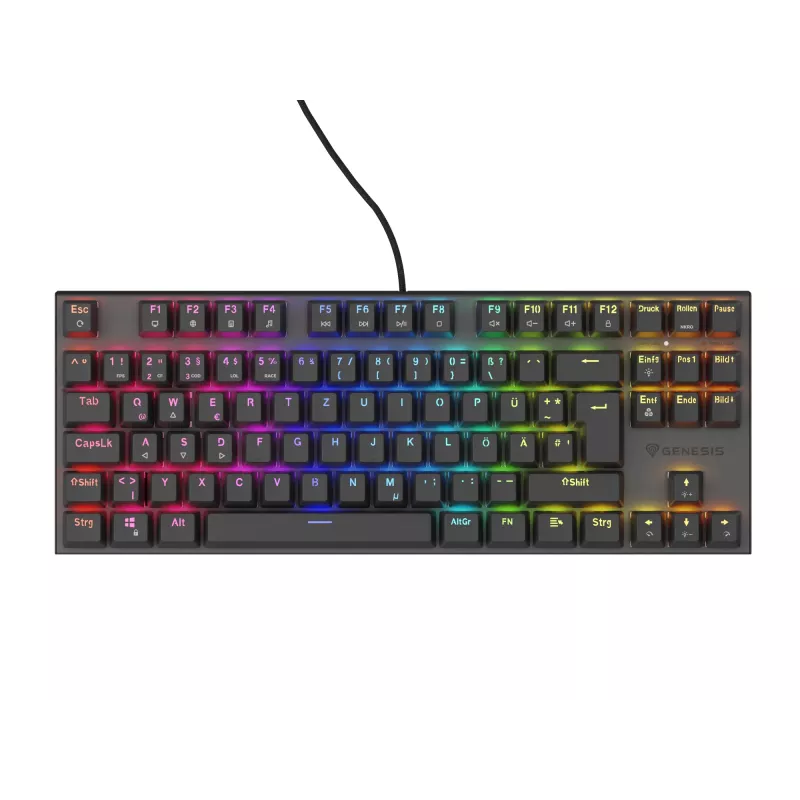 GENESIS NKG-1886 tastatūra Gaming USB QWERTZ Melna