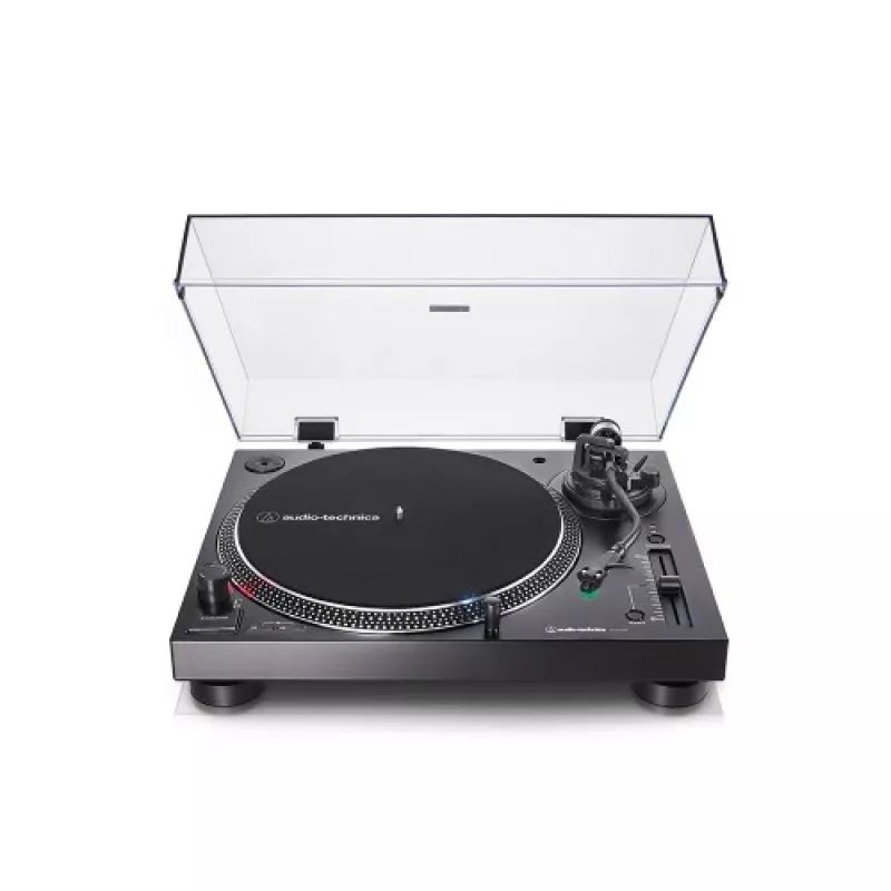 Audio-Technica AT-LP120XUSB tiešās piedziņas atskaņotājs (analogais un USB), sudrabots