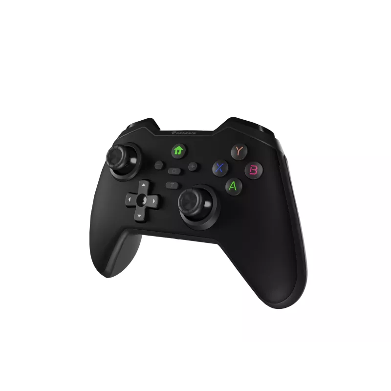 GENESIS Mangan 400 Melns Bluetooth Gamepad Analogs/Cipars Android, MAC, Nintendo Switch, PC, iOS