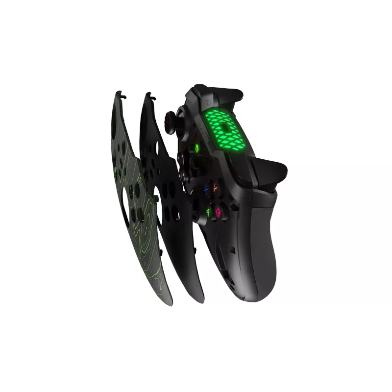 GENESIS Mangan 400 Melns Bluetooth Gamepad Analogs/Cipars Android, MAC, Nintendo Switch, PC, iOS