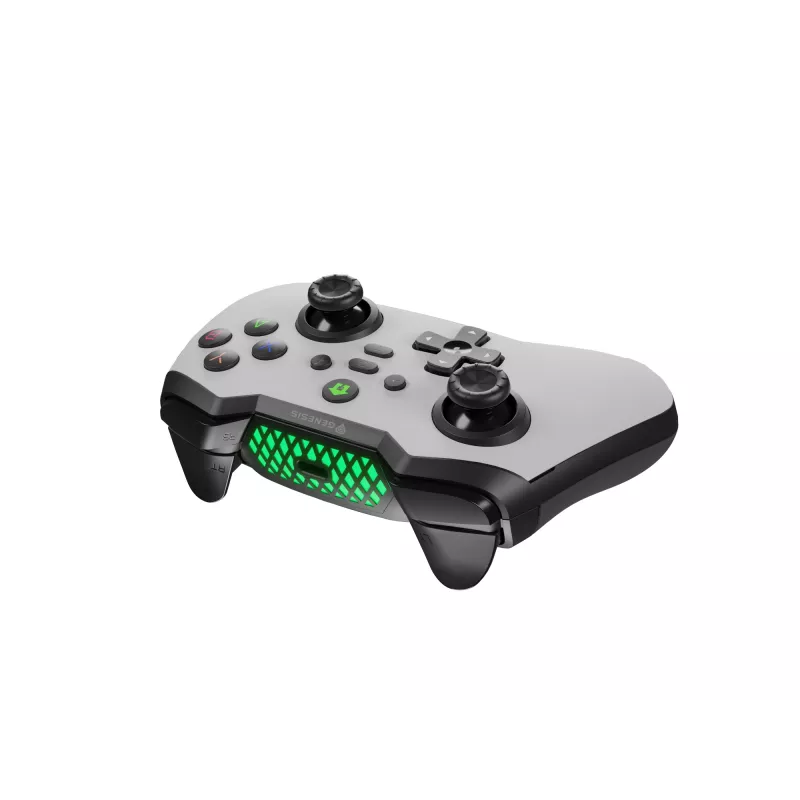 GENESIS Mangan 400 White Bluetooth spēļu kontrolieris Analogs / Digitāls Android, MAC, Nintendo Switch, PC, iOS