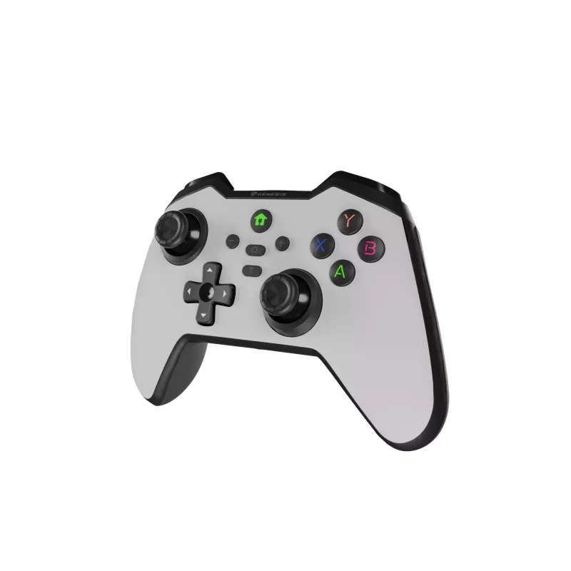 GENESIS Mangan 400 White Bluetooth spēļu kontrolieris Analogs / Digitāls Android, MAC, Nintendo Switch, PC, iOS