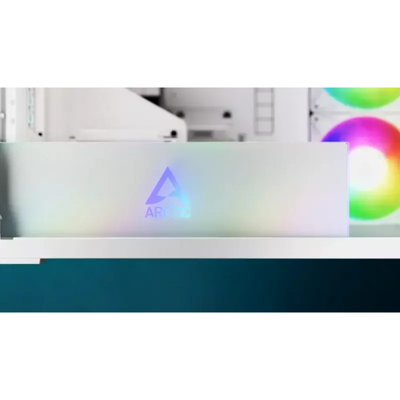 ARCTIC Xtender VG (Balts) E-ATX datora korpuss ar vertikālu GPU montāžu