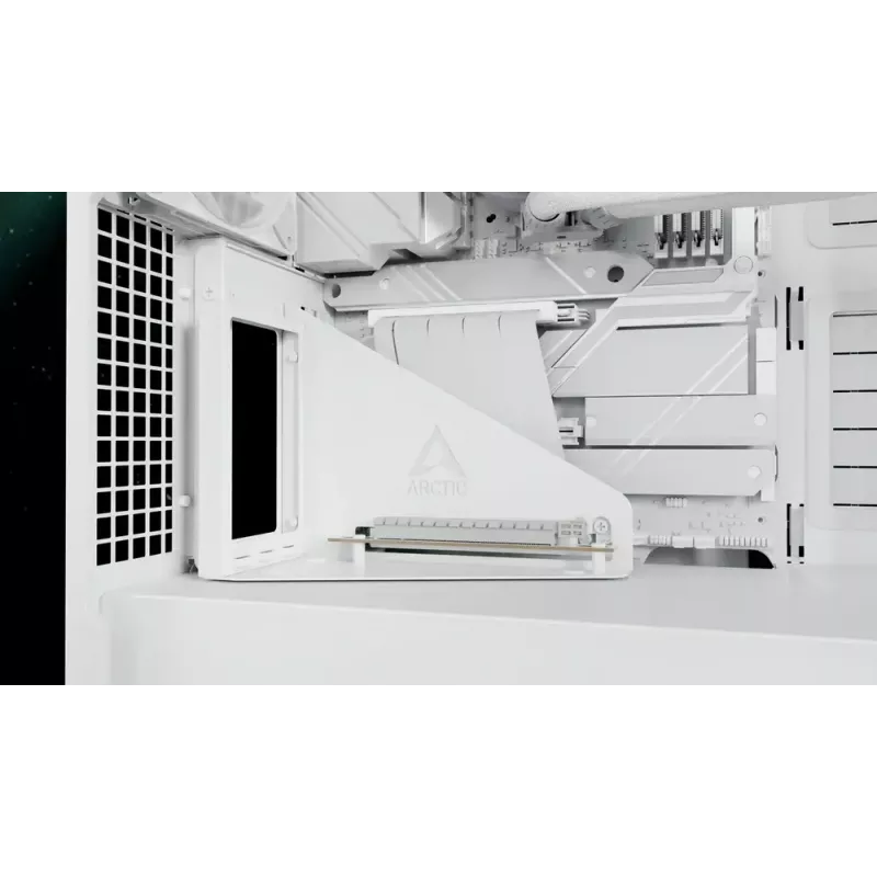 ARCTIC Xtender VG (Balts) E-ATX datora korpuss ar vertikālu GPU montāžu