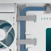 ARCTIC Xtender VG (Balts) E-ATX datora korpuss ar vertikālu GPU montāžu