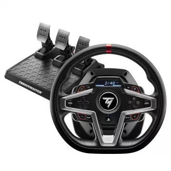 Thrustmaster T248 Melna stūre + Pedāļi PC, PlayStation 4, PlayStation 5