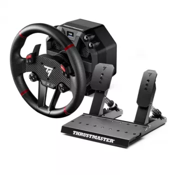 Thrustmaster T598 Black, Red USB stūre + Pedāļi Analogue/Digitāls PC, PlayStation 4, PlayStation 5