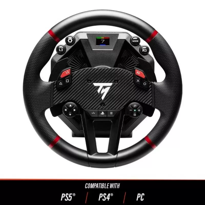 Thrustmaster T598 Black, Red USB stūre + Pedāļi Analogue/Digitāls PC, PlayStation 4, PlayStation 5