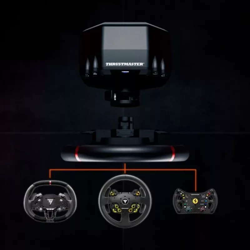 Thrustmaster T598 Black, Red USB stūre + Pedāļi Analogue/Digitāls PC, PlayStation 4, PlayStation 5