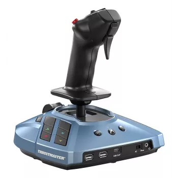Thrustmaster TCA Sidestick X Airbus Edition, melns, pelēks USB sviras analogs PC, Xbox