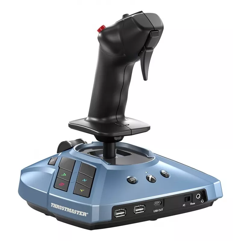 Thrustmaster TCA Sidestick X Airbus Edition, melns, pelēks USB sviras analogs PC, Xbox