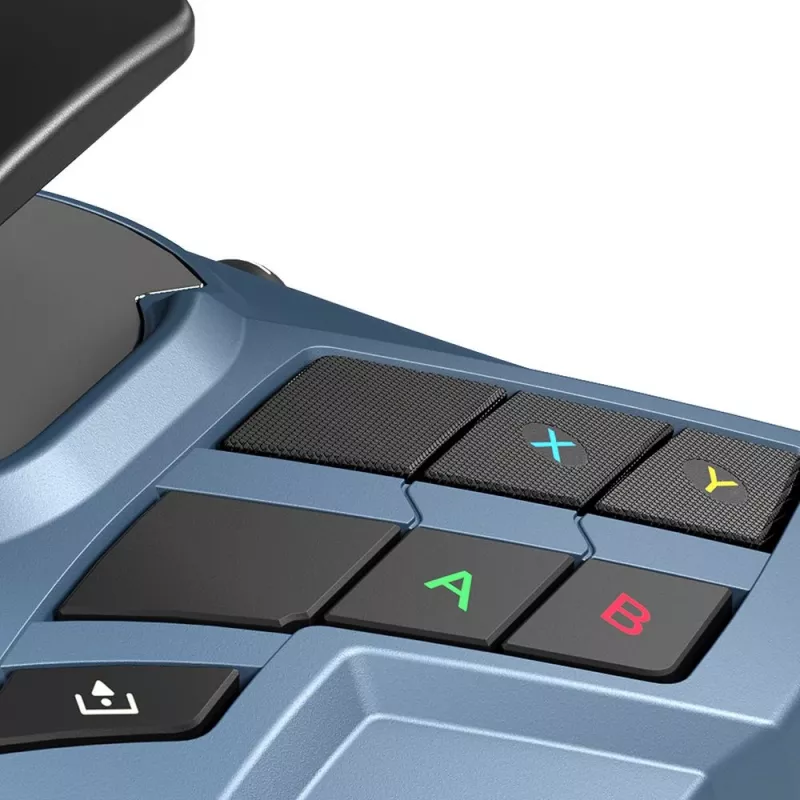 Thrustmaster TCA Sidestick X Airbus Edition, melns, pelēks USB sviras analogs PC, Xbox