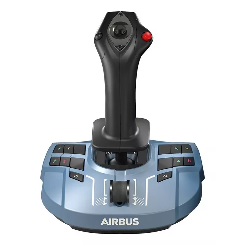 Thrustmaster TCA Sidestick X Airbus Edition, melns, pelēks USB sviras analogs PC, Xbox