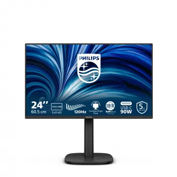 Philips 3000 sērijas 24B2U3301/00 datora monitors 60.5 cm (23.8 collas) 1920 x 1080 pikseļi Full HD LCD Melns