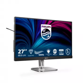 Philips 27B2U4601/00 datora monitors 68.6 cm (27 inch) 2560 x 1440 pikseļi Quad HD LCD pelēks