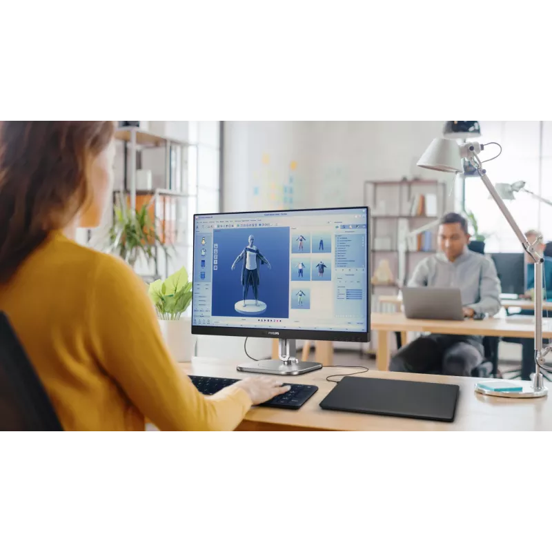 Philips 27B2U4601/00 datora monitors 68.6 cm (27 inch) 2560 x 1440 pikseļi Quad HD LCD pelēks