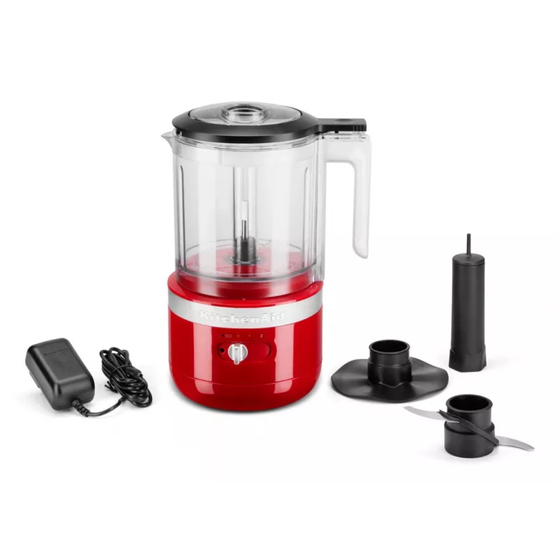 Elektriskais virtuves smalcinātājs KitchenAid 5KFCB519EER 1.19L 24W Caurspīdīgs sarkans