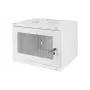 DIGITUS 7U sienas stiprinājuma korpuss SOHO nemontēts 370x540x400 mm perforētas priekšējās durvis pelēks