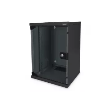 DIGITUS DN-10-SET-2-B 10 collu tīkla komplekts ar 9U skapi, plauktu, PDU, 8 portu slēdzi un CAT6 paneļa