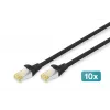 DIGITUS DN-10-SET-2-B 10 collu tīkla komplekts ar 9U skapi, plauktu, PDU, 8 portu slēdzi un CAT6 paneļa