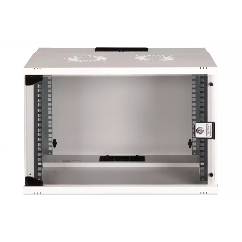 DIGITUS 19 inch 7U sienas montāžas skapis - SOHO PRO 370 x 540 x 400mm pelēks