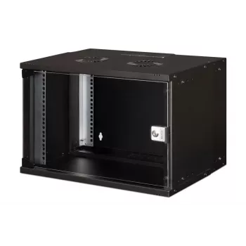 DIGITUS SOHO PRO sienas montāžas skapis - 19 inch 7U - 370 x 540 x 400mm melns