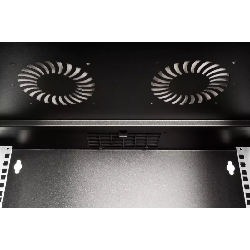 DIGITUS 19 inch 9U sienas montāžas skapis - SOHO PRO 460 x 540 x 400mm melns