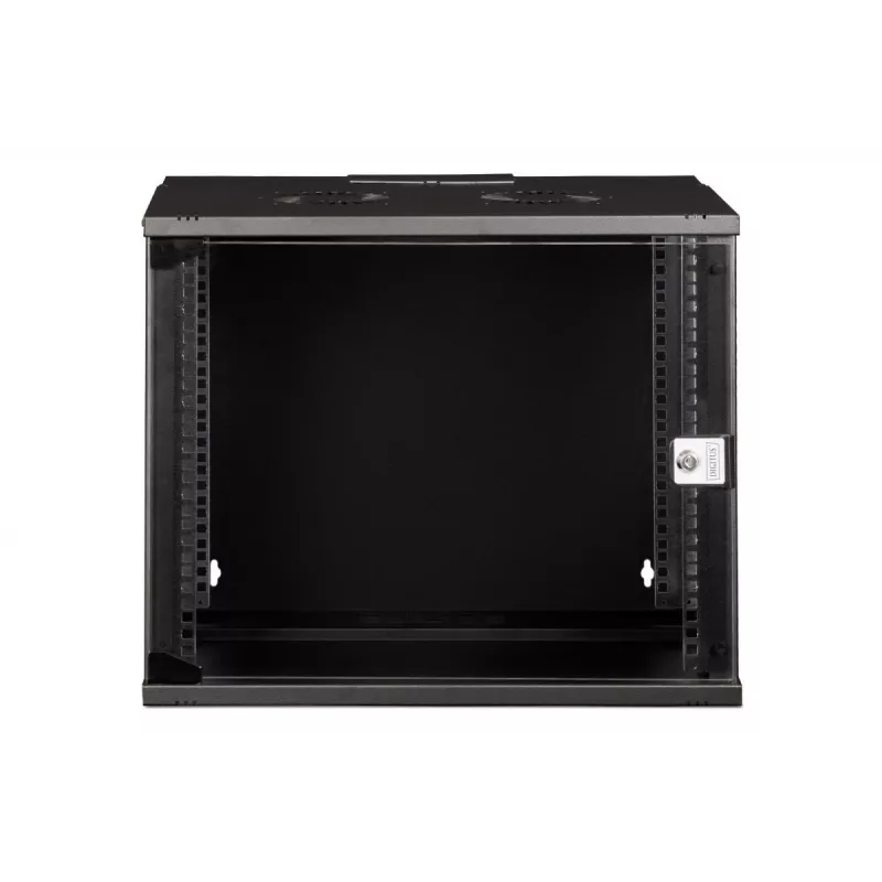 DIGITUS 19 inch 9U sienas montāžas skapis - SOHO PRO 460 x 540 x 400mm melns