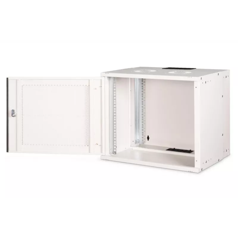 DIGITUS 19 collu 9U sienas montāžas skapis SOHO Pro perforētas durvis 460 x 540 x 400mm neizjaukts
