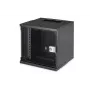DIGITUS 10IN 6U sienas montāžas skapis - SOHO PRO 325 x 315 x 300mm melns