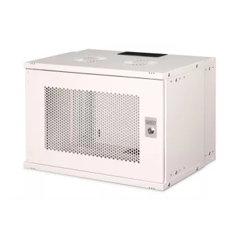 DIGITUS 19 collu 7U sienas montāžas skapis - SOHO Pro ar perforētām durvīm 370 x 540 x 400 mm neizjaukts