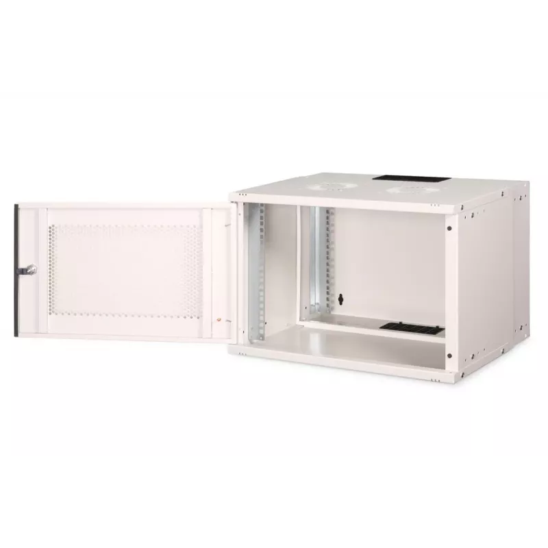 DIGITUS 19 collu 7U sienas montāžas skapis - SOHO Pro ar perforētām durvīm 370 x 540 x 400 mm neizjaukts