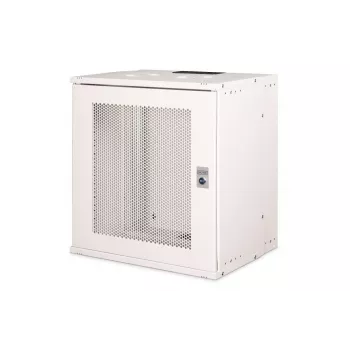 DIGITUS 19 collu 12U sienas montāžas skapis SOHO Pro perforētas durvis 595 x 540 x 400 mm neizjaukts