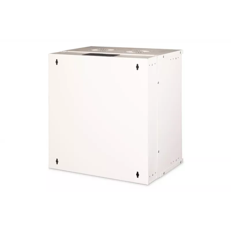 DIGITUS 19 collu 12U sienas montāžas skapis SOHO Pro perforētas durvis 595 x 540 x 400 mm neizjaukts