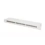 DIGITUS DN-91624S-EA Sadales panelis, CAT6A ekranēts, 1U, 24-portu, 8P8C, melns RAL 9005, 483 mm