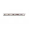 DIGITUS DN-91624S-EA 19 collu ekranēts patch panelis, CAT6A EA klase, 24 RJ45 porti, LSA, 1U, gaiši pelēks RAL 7035