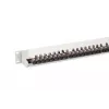 DIGITUS DN-91624S-EA 19 collu ekranēts patch panelis, CAT6A EA klase, 24 RJ45 porti, LSA, 1U, gaiši pelēks RAL 7035