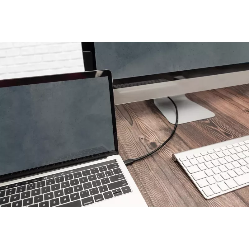 DIGITUS USB Type-C savienojuma kabelis, C-C M/M, 1m Gen2 melns (AK-300139-010-S)