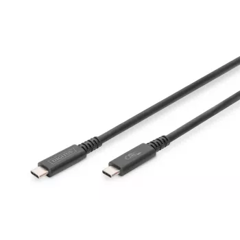 DIGITUS USB 4.0 savienojuma kabelis Type-C uz Type-C, maks. izšķirtspēja 8K 30Hz, PD3.0, 40Gbit/s, 1m