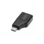 Digitus 4K USB-C uz HDMI-A adapteris, melns alumīnijs