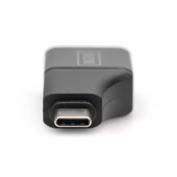 Digitus 4K USB-C uz HDMI-A adapteris, melns alumīnijs