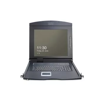 DIGITUS Modular konsole 17 TFT un skārienpaliktnis bez tastatūras bez KVM moduļa