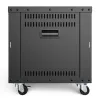 DIGITUS 8U AVS statīvs 420x507x460mm ar vītņotiem montāžas caurumiem, uz riteņiem, melns