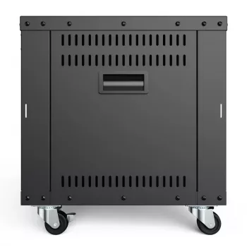 DIGITUS 8U AVS statīvs 420x507x460mm ar vītņotiem montāžas caurumiem, uz riteņiem, melns