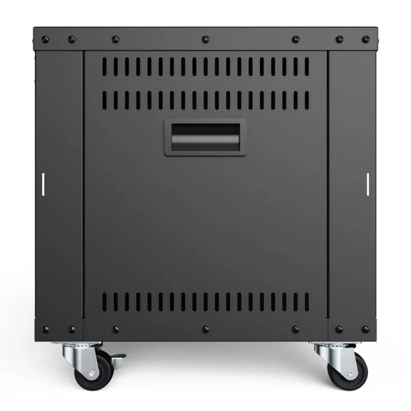 DIGITUS 8U AVS statīvs 420x507x460mm ar vītņotiem montāžas caurumiem, uz riteņiem, melns