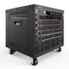 DIGITUS 8U AVS statīvs 420x507x460mm ar vītņotiem montāžas caurumiem, uz riteņiem, melns