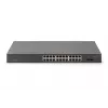 DIGITUS Nenospēlējams PoE slēdzis - 24 porti Gigabit + 2 porti Gigabit SFP